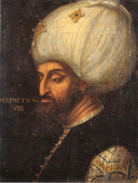 Portrait of Mehmed II by Italian artist Paolo Veronese.